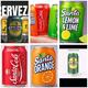 Refrescos Santa (Cola, naranja, limón) Cerveza La Fría